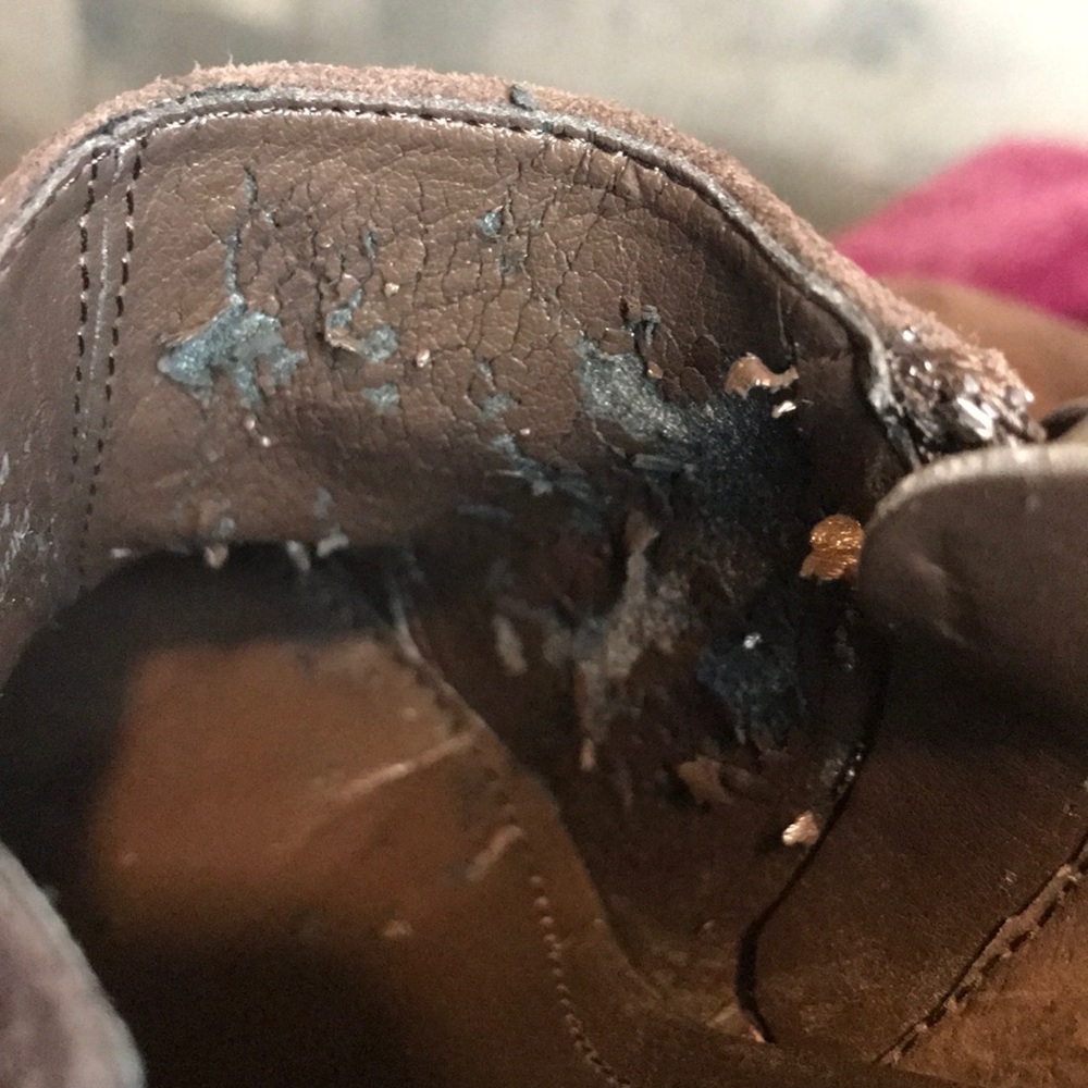 Calvin Klein size 7 brown suede leather heels - Picture 5 of 8